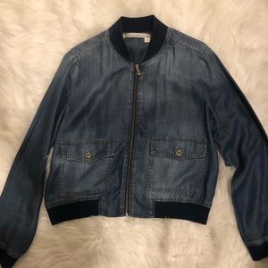 Denim Bomber Jacket